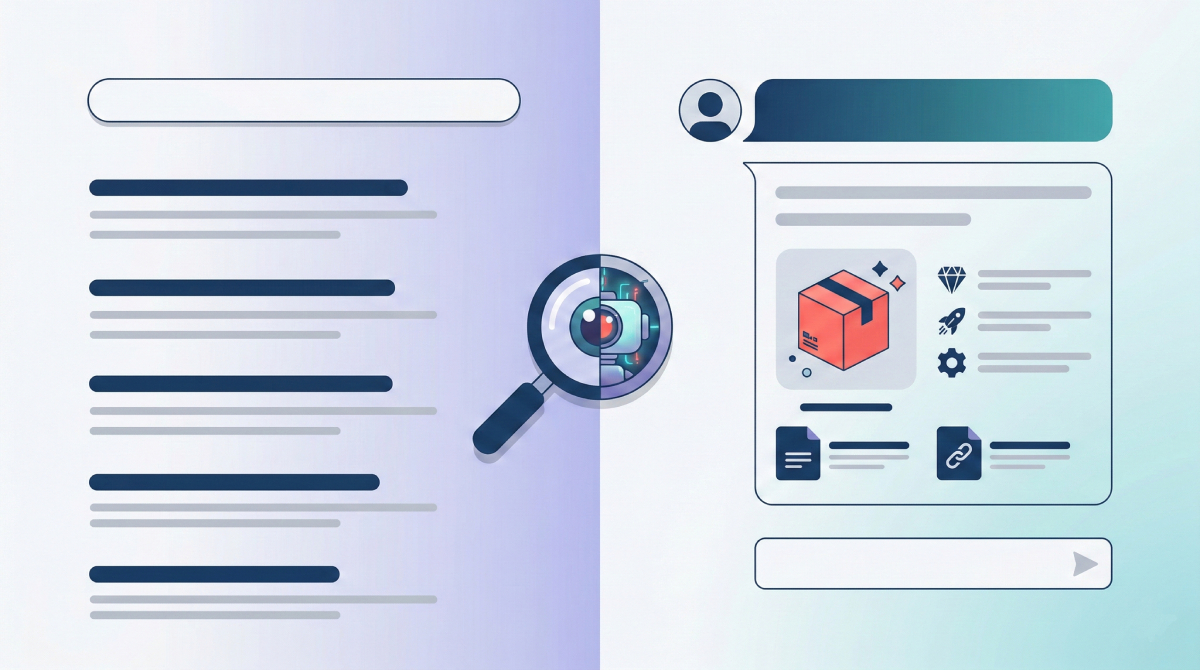 GEO vs SEO : optimiser ses fiches produit pour les moteurs de réponse IA